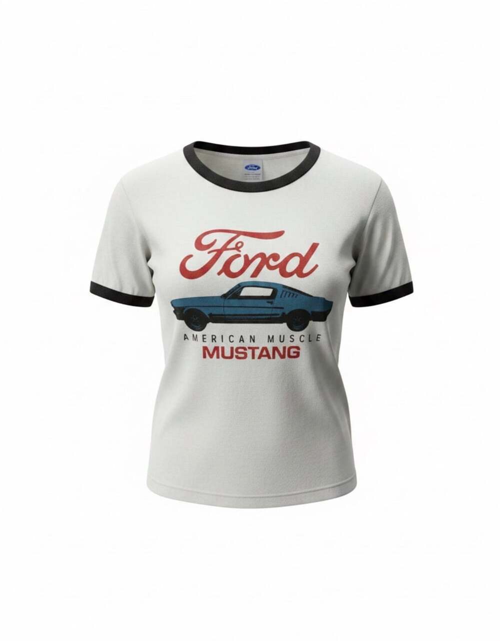 Ford American Muscle Mustang Short Sleeve Graphic T Size L
